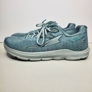 ALTRA Women's Torin 5 Luxe Running Walking Zero Drop Shoes, Gray/Blue Size 10